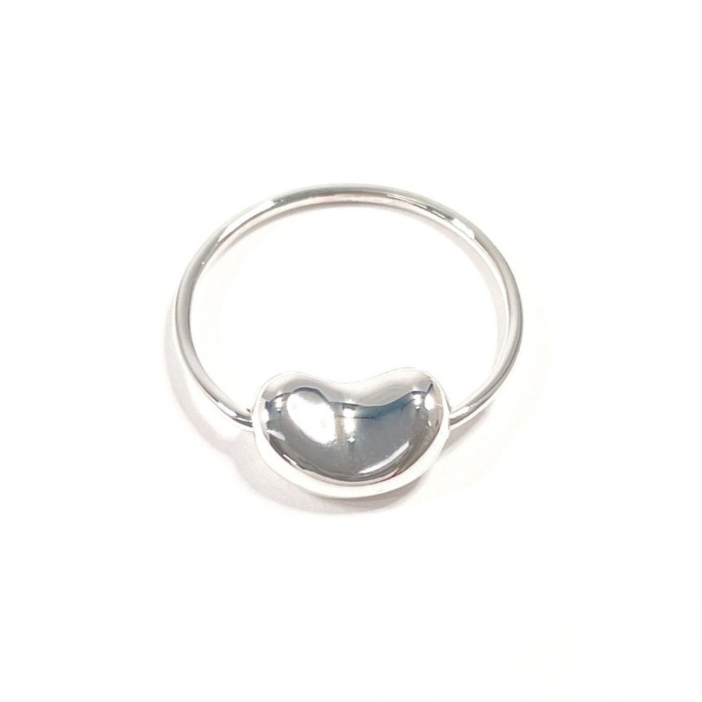 TIFFANY&Co. Tiffany Bean Elsa Peretti Ring, Sterling Silver 925, Size 13, Sil...